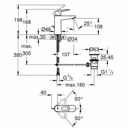 GROHE BauLoop Chrome