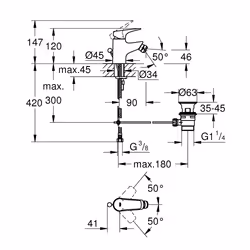 GROHE Start Flow Chrome