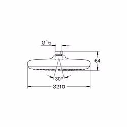 GROHE Tempesta 210 Chrome