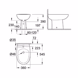 GROHE Bau Ceramic Blanc - Vue supplémentaire 2
