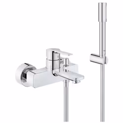 GROHE Lineare, Baignoire et douche, Poignées de levier, Métal, 1/2", Chrome