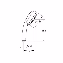 GROHE Vitalio Comfort 100 support de douche