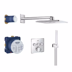 GROHE 34706000, 40 cm, 1,5 m, Mur, Chrome