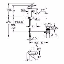 GROHE BauEdge Chrome