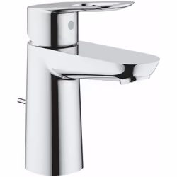 Mitigeur de lavabo montage monotrou levier de commande métallique GROHE Longlife cartouche en céramique 28 mm GROHE StarLight ...