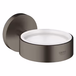 GROHE 40369AL1, Acier brossé, Graphite, Métal, Rond, Mur, Vis