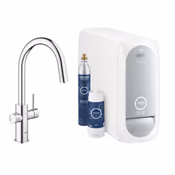 GROHE 31541000, Vers le haut, Chrome, Poignées de levier, Unique, Type C, Vitrocéramique