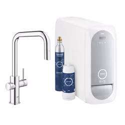 GROHE 31543000, Vers le haut, Chrome, Poignées de levier, Unique, Type U, Vitrocéramique