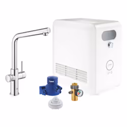 GROHE 31347003, Standard, Chrome, Poignées de levier, Unique, Type L, Vitrocéramique