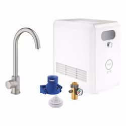 GROHE Blue Professional, Standard, Acier inoxydable, Numérique, Unique, Type C, 150°