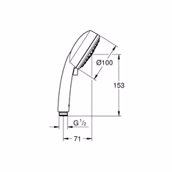 GROHE Tempesta Cosmopolitan 100 Chrome