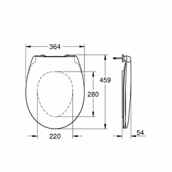 GROHE Bau Ceramic Blanc - Vue supplémentaire 5