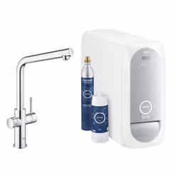 GROHE 31454001, Standard, Chrome, Poignées de levier, Unique, Type L, Vitrocéramique