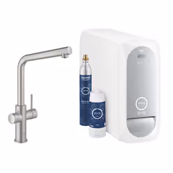 GROHE 31454DC1, Standard, Chrome, Poignées de levier, Unique, Type L, Vitrocéramique