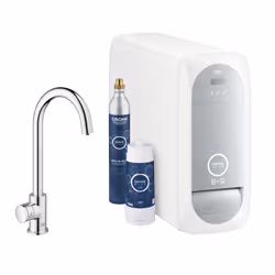 GROHE 31498001, Standard, Chrome, Poignées de levier, Unique, Type C, 150°