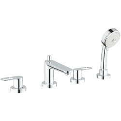 BauLoop - Mitigeur au bord de baignoire, installation 4 trous, chrome 2511900A - Grohe