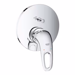 GROHE Eurostyle, Baignoire et douche, Poignées de levier, Métal, Chrome