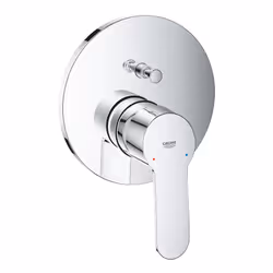 GROHE Eurostyle Cosmopolitan, Baignoire et douche, Poignées de levier, Métal, Chrome