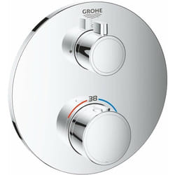 Grohe - Grohtherm - Mitigeur thermostatique de douche encastré, chrome 24075000