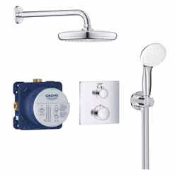 Description générale Le set de douche encastré Grohtherm Tempesta 210 est un ensemble complet qui allie design moderne et tec ...