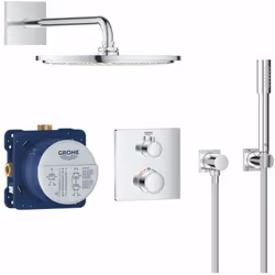 - Mitigeur thermostatique encastrable Grohe Grohtherm avec Rainshower Cosmopolitan 310