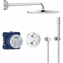 Description générale Ce set de douche Grohe Grohtherm 34731000 allie technologie de pointe et design élégant. Fabriqué en All ...