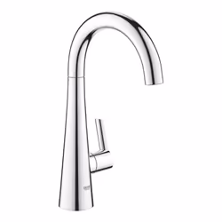 GROHE Zedra, Standard, Chrome, Poignées de levier, Unique, 1/2", Type C