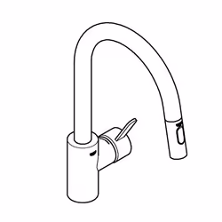 GROHE 31481001, Robinet de salle de bain
