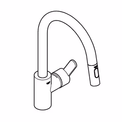 GROHE 31482003, Robinet de salle de bain