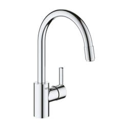 Mitigeur évier feel Grohe 30185002 bec col de cygne pivotant - chrome