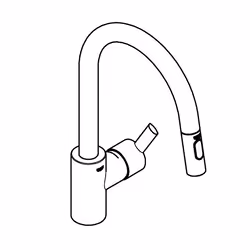 GROHE 31486001, Robinet de salle de bain