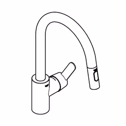 GROHE 31484001, Robinet de salle de bain