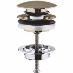 Caracteristiques de la bonde clic-clac GROHE StarLight, Nickel brossé (65807EN0) : pour lavabo avec trop-plein Bonde amovible ...