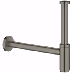 Siphon DN 32 pour lavabos laiton capuchon à filetage pour le nettoyage grande rosace à coulisser Surface GROHE PVD