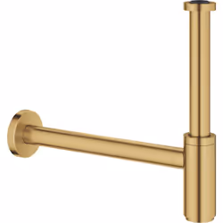 Caractéristiques du siphon pour lavabo 1/4', Grohe, or (G28912GN0) : Pour lavabo Laiton (capuchon métallique à filetage pour  ...