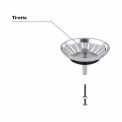 Présentation du Produit Le Vidage - Bonde grille à évier GROHE, référence GRO4005176478703, est un accessoire essentiel pour ...