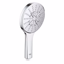 GROHE Rainshower Smartactive 130, Pommeau de douche, Chrome, Mur, 13 cm