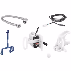 Pour bâti-support Grohe Rapid SL avec chasse GD2 Fournitures: 1 x Servomoteur pour réservoir GD 2 1 x Tige d'actionnement pou ...