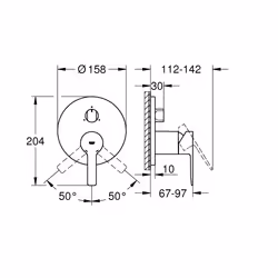 GROHE Lineare Chrome