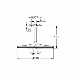 GROHE Rainshower Mono 310 Chrome