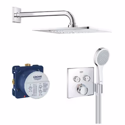 GROHE 34742000, 28,6 cm, 1,25 m, Mur, Chrome