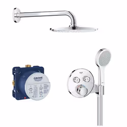 GROHE 34743000, 28,6 cm, 1,25 m, Mur, Chrome