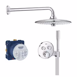 GROHE 34744000, Mur, Chrome