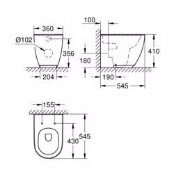 GROHE Essence toilette