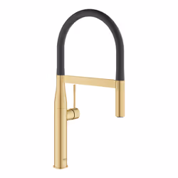 GROHE Essence, Standard, Noir, Or, Poignées de levier, Unique, 1/2", Type U