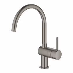GROHE Minta, Vers le haut, Graphite, Poignées de levier, Unique, 1/2", Type C