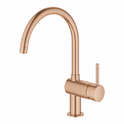 GROHE Minta Acier brossé, Or rose