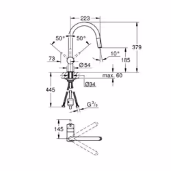 GROHE Minta Graphite