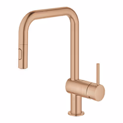 GROHE Minta Acier brossé, Or rose