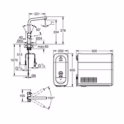 GROHE Blue Home Or rose
